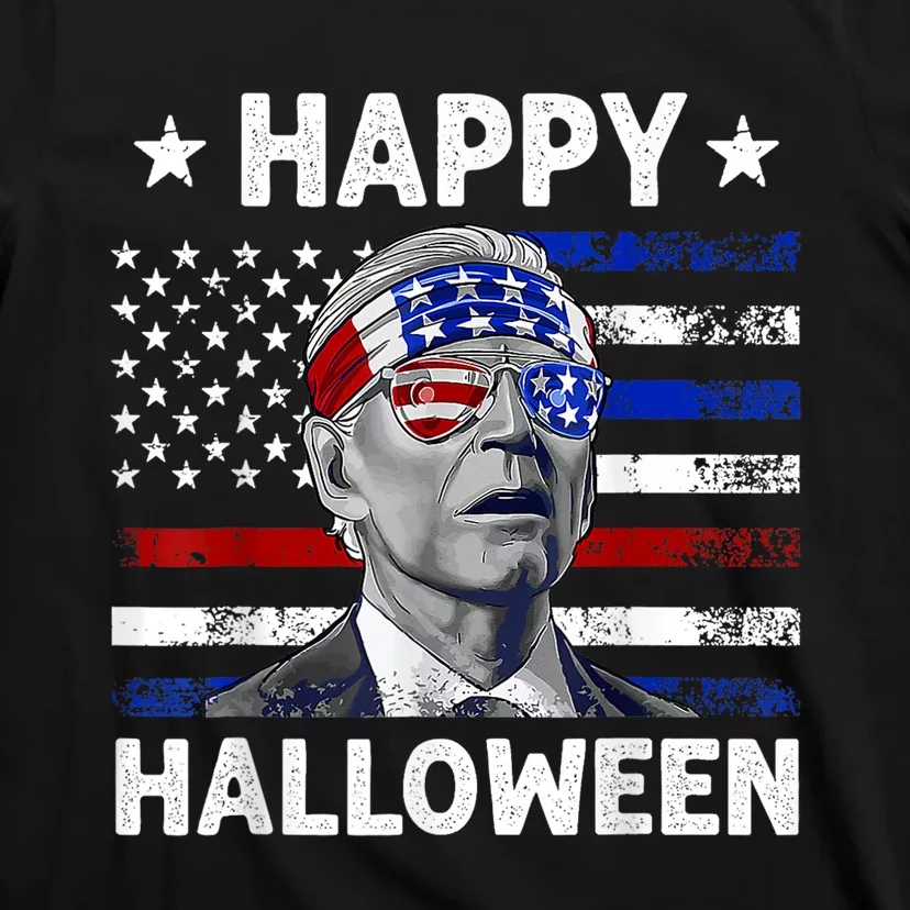 Halloween Funny Happy 4th Of July Anti Joe Biden T-Shirt