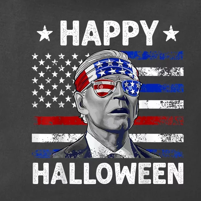 Halloween Funny Happy 4th Of July Anti Joe Biden Zip Tote Bag