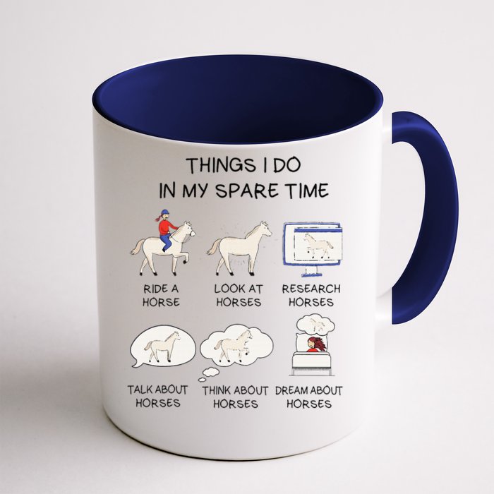 Horse For Horse Riding Front & Back Coffee Mug