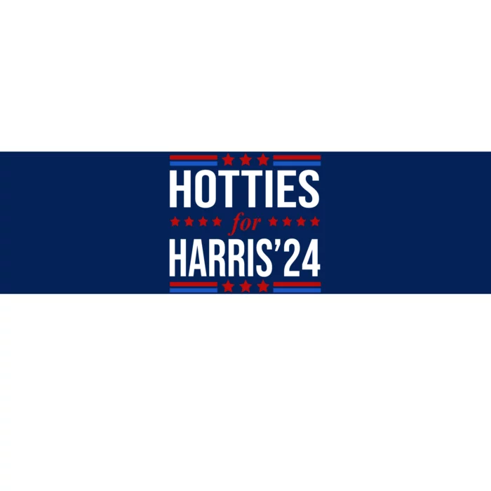 Hotties For Harris 2024 Funny Election Kamala Bumper Sticker