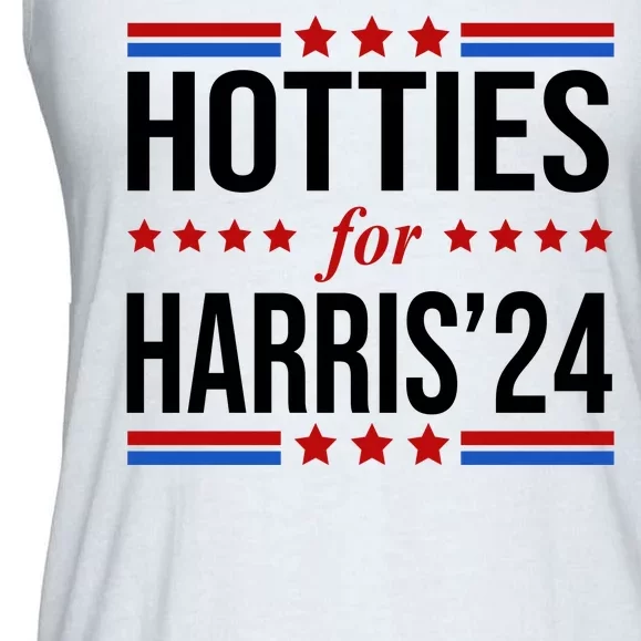 Hotties For Harris 2024 Funny Election Kamala Ladies Essential Flowy Tank