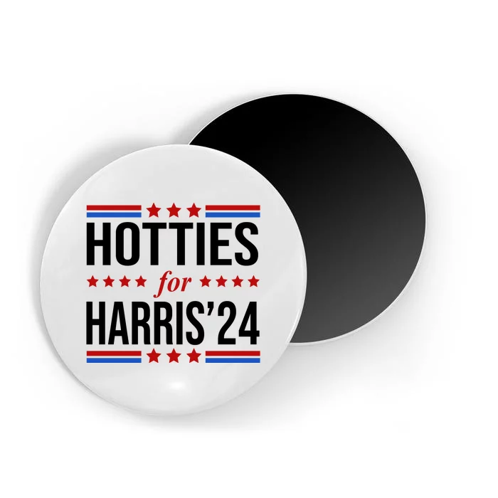 Hotties For Harris 2024 Funny Election Kamala Magnet