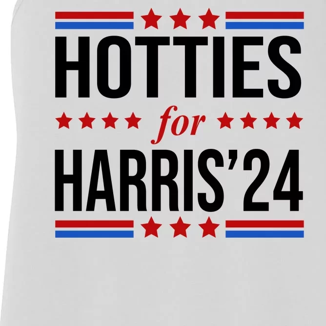 Hotties For Harris 2024 Funny Election Kamala Women's Racerback Tank