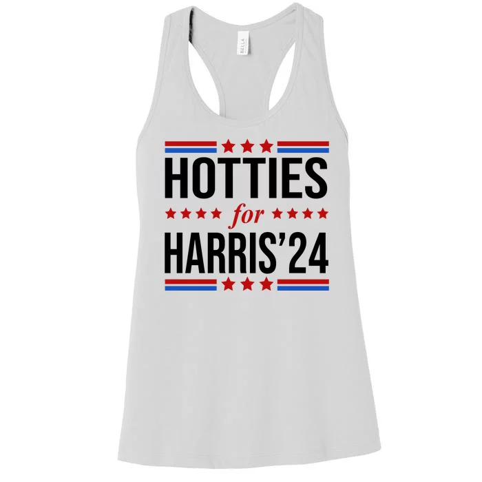 Hotties For Harris 2024 Funny Election Kamala Women's Racerback Tank