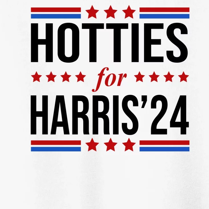 Hotties For Harris 2024 Funny Election Kamala Toddler T-Shirt