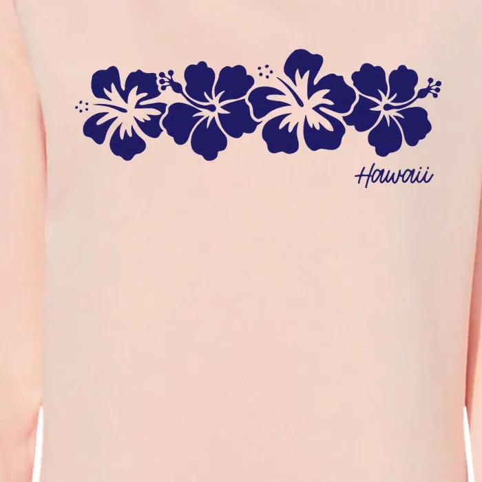 Hibiscus Flower Hawaii Aloha Hawaiian Retro Beach Womens California Wash Sweatshirt