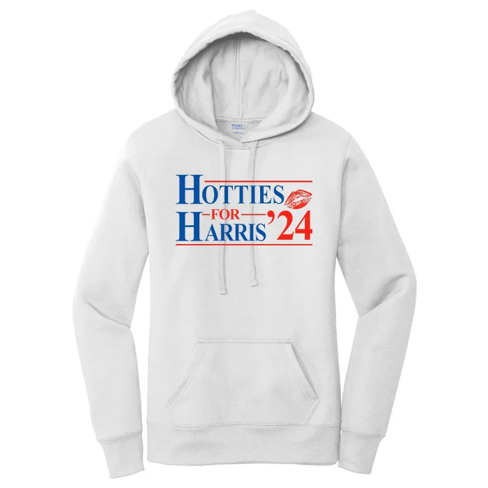 Hotties For Harris Kamala Harris For President 2024 Women's Pullover Hoodie