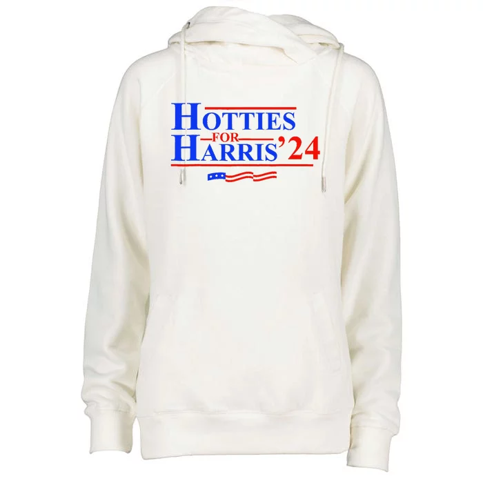 Hotties For Harris Womens Funnel Neck Pullover Hood