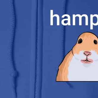 Hampter Funny Hamster Dank Meme Cute Gift Full Zip Hoodie