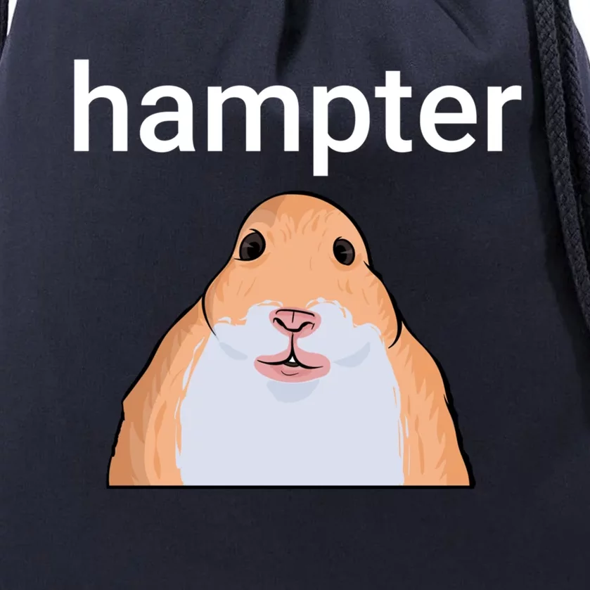 Hampter Funny Hamster Dank Meme Cute Gift Drawstring Bag