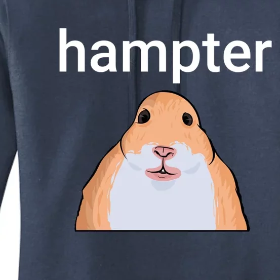 Hampter Funny Hamster Dank Meme Cute Gift Women's Pullover Hoodie