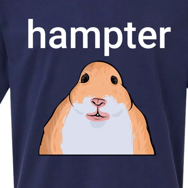 Hampter Funny Hamster Dank Meme Cute Gift Sueded Cloud Jersey T-Shirt