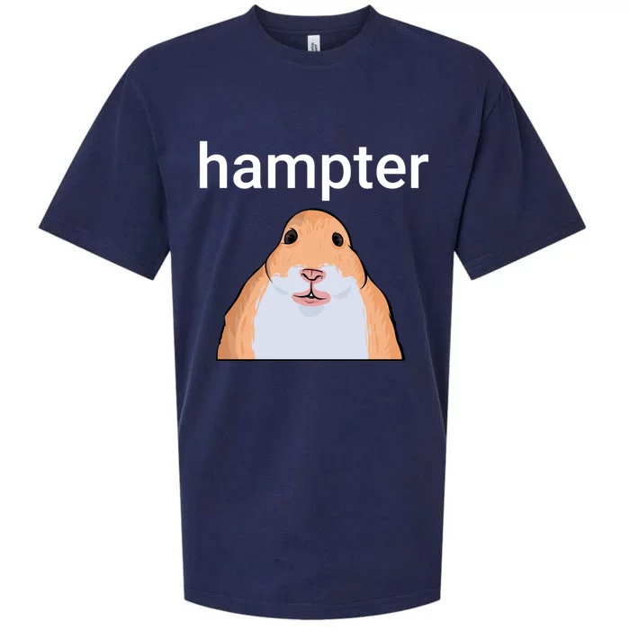 Hampter Funny Hamster Dank Meme Cute Gift Sueded Cloud Jersey T-Shirt