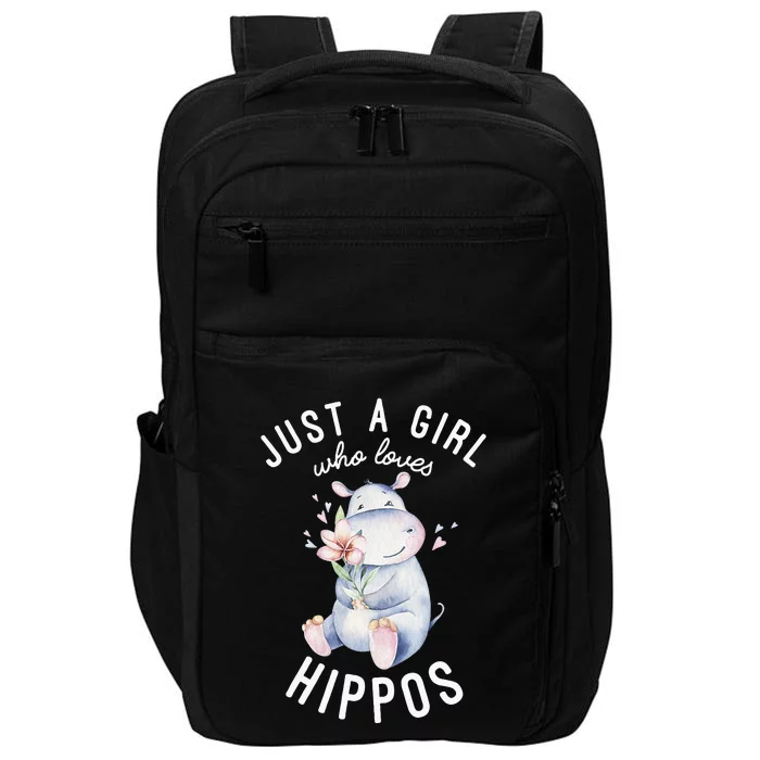 Hippo For Hippo Lover Cute Hippo Impact Tech Backpack