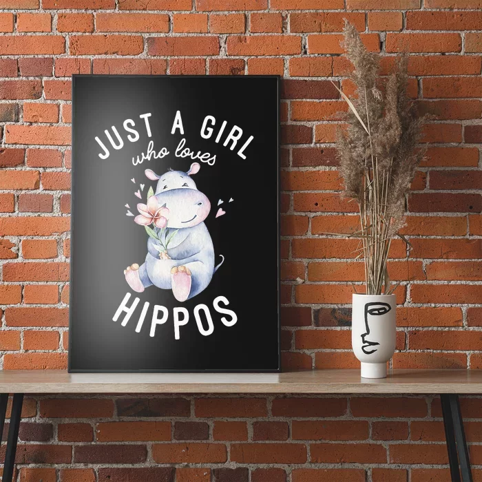 Hippo For Hippo Lover Cute Hippo Poster