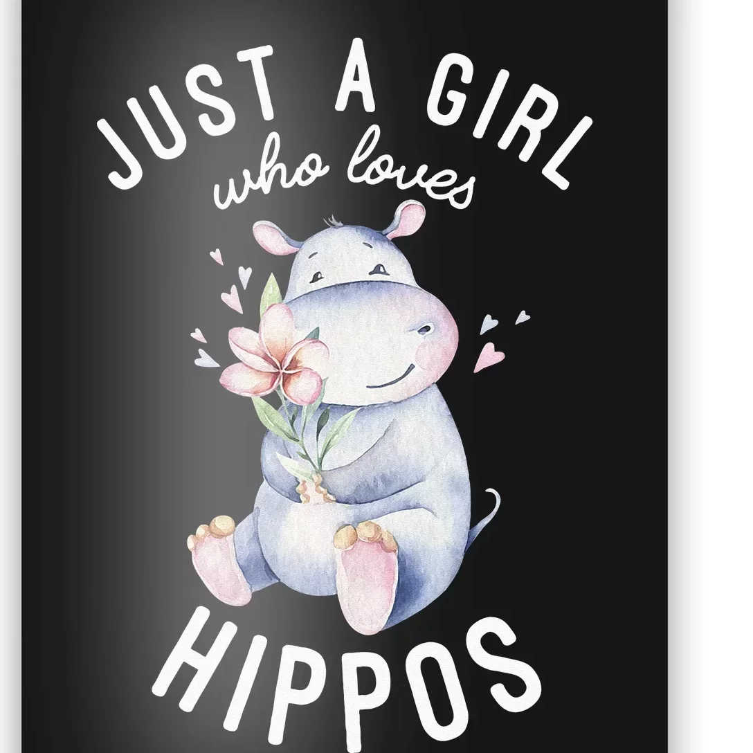 Hippo For Hippo Lover Cute Hippo Poster