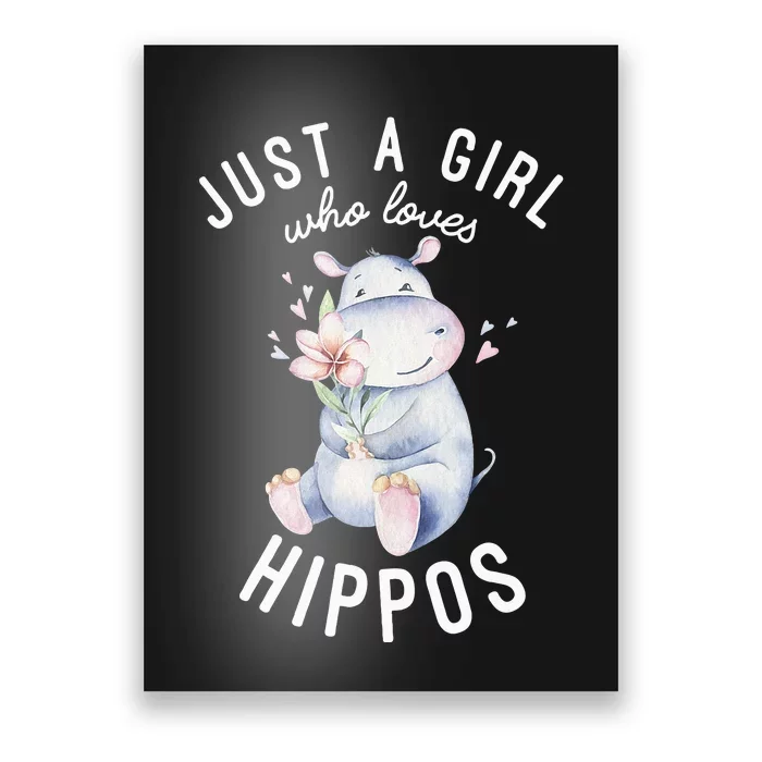 Hippo For Hippo Lover Cute Hippo Poster