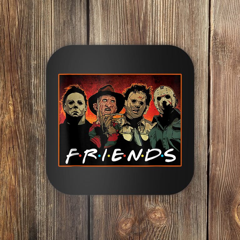 Halloween Friends, Halloween Horror Movies Characters Coaster