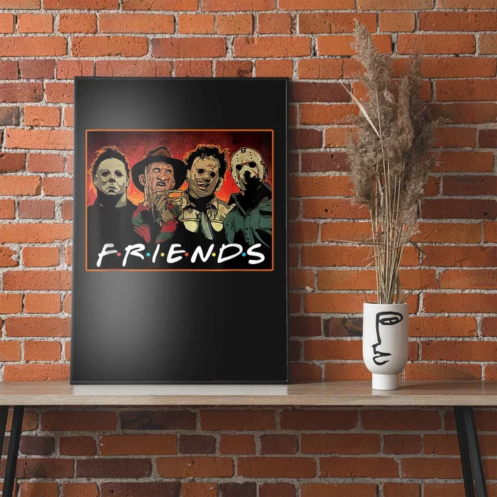 Halloween Friends, Halloween Horror Movies Characters Poster