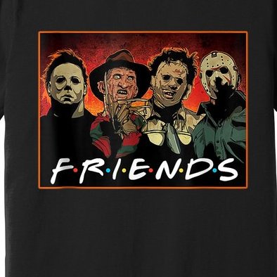 Halloween Friends, Halloween Horror Movies Characters Premium T-Shirt