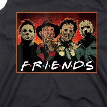 Halloween Friends, Halloween Horror Movies Characters Tank Top