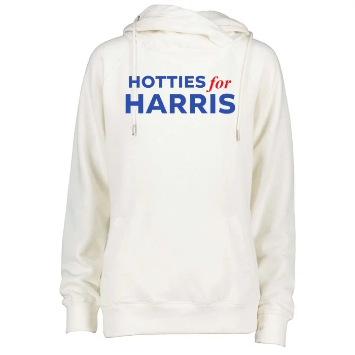 Hotties For Harris 24 Womens Funnel Neck Pullover Hood