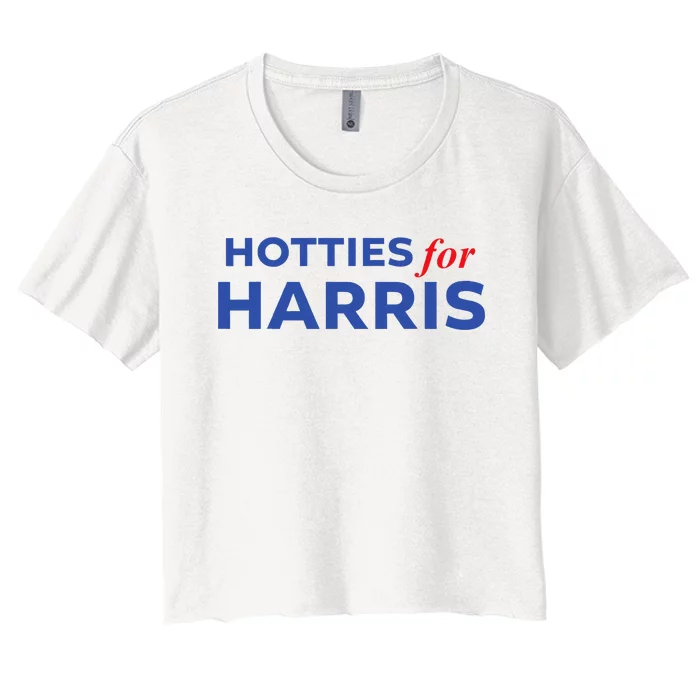 Hotties For Harris 24 Women's Crop Top Tee