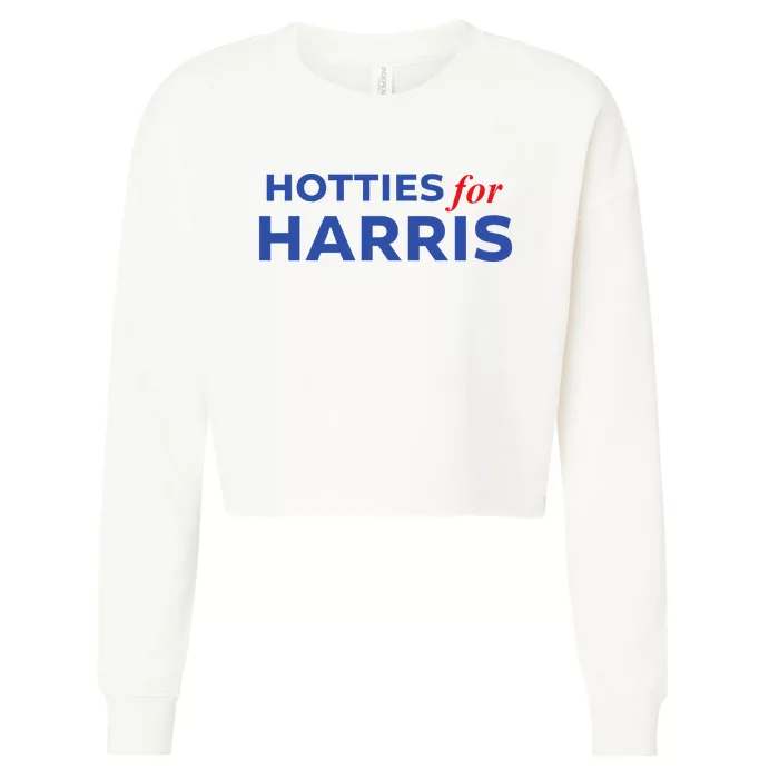 Hotties For Harris 24 Cropped Pullover Crew