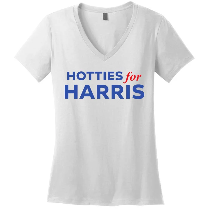 Hotties For Harris 24 Women's V-Neck T-Shirt