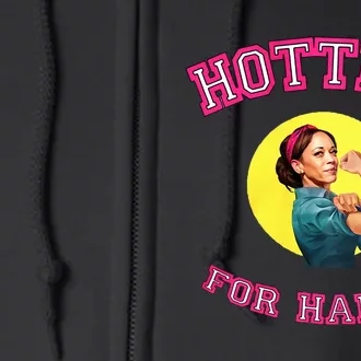 Hotties For Harris Election 2024 Full Zip Hoodie