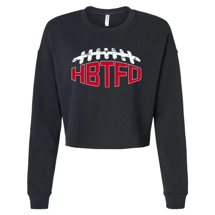 Hbtfd! Football Cropped Pullover Crew