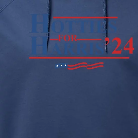 Hotties For Harris Performance Fleece Hoodie