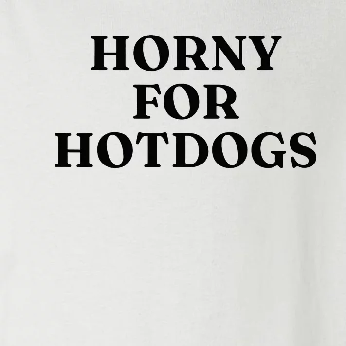 Horny For Hotdogs Toddler Long Sleeve Shirt