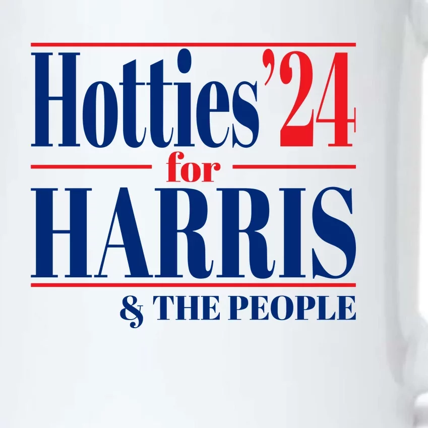 Hotties For Harris Black Color Changing Mug