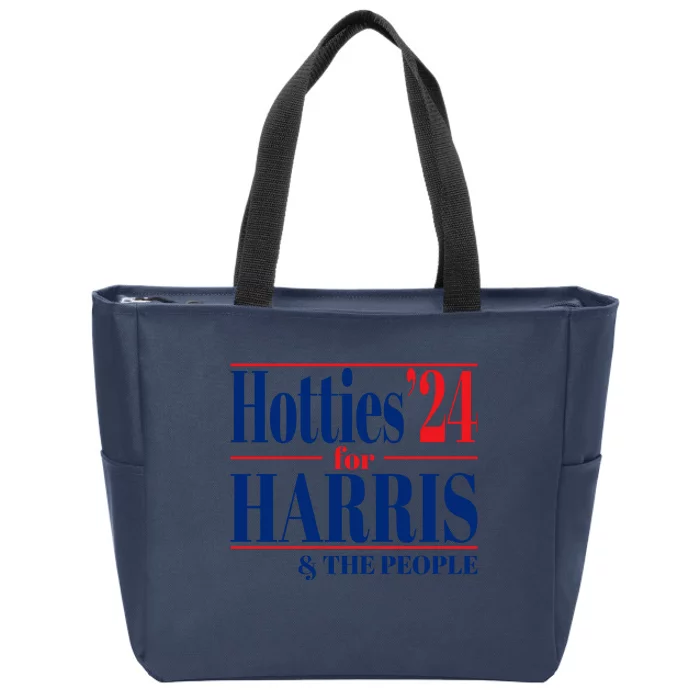 Hotties For Harris Zip Tote Bag