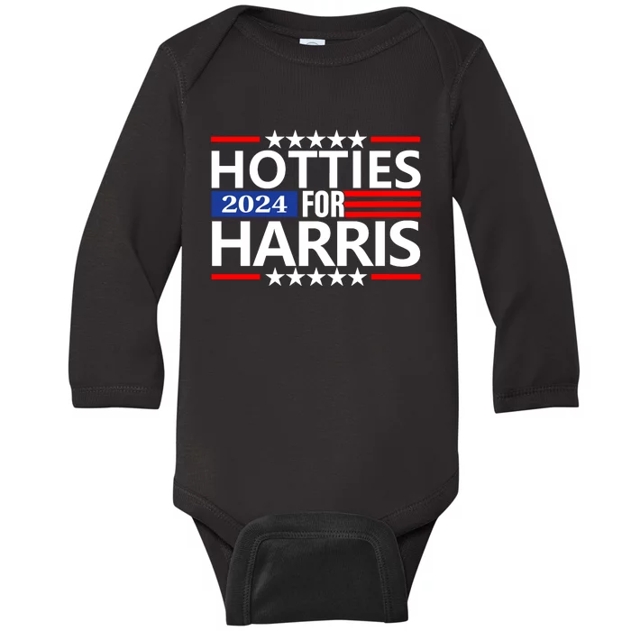 Hotties For Harris Baby Long Sleeve Bodysuit