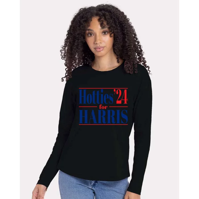 Hotties For Harris Womens Cotton Relaxed Long Sleeve T-Shirt