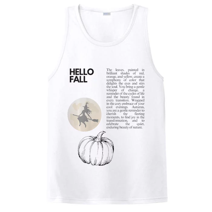 Hello Fall Performance Tank