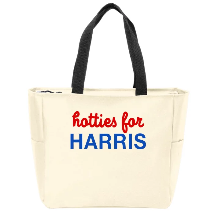 Hotties For Harris Zip Tote Bag