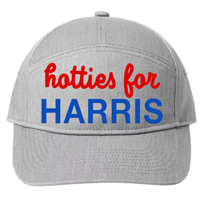 Hotties For Harris 7-Panel Snapback Hat