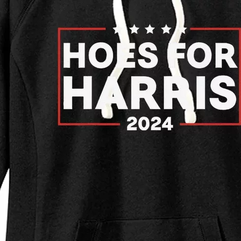 Hoes For Harris 24 Hotties For Harris 2024 Women's Fleece Hoodie