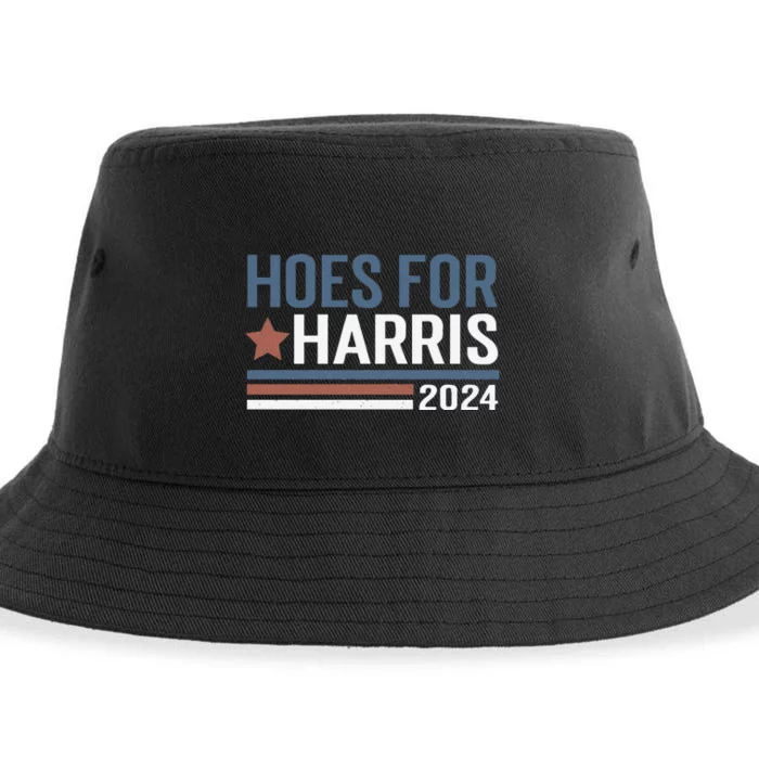 Hoes For Harris 24 Hotties For Harris 2024 Sustainable Bucket Hat