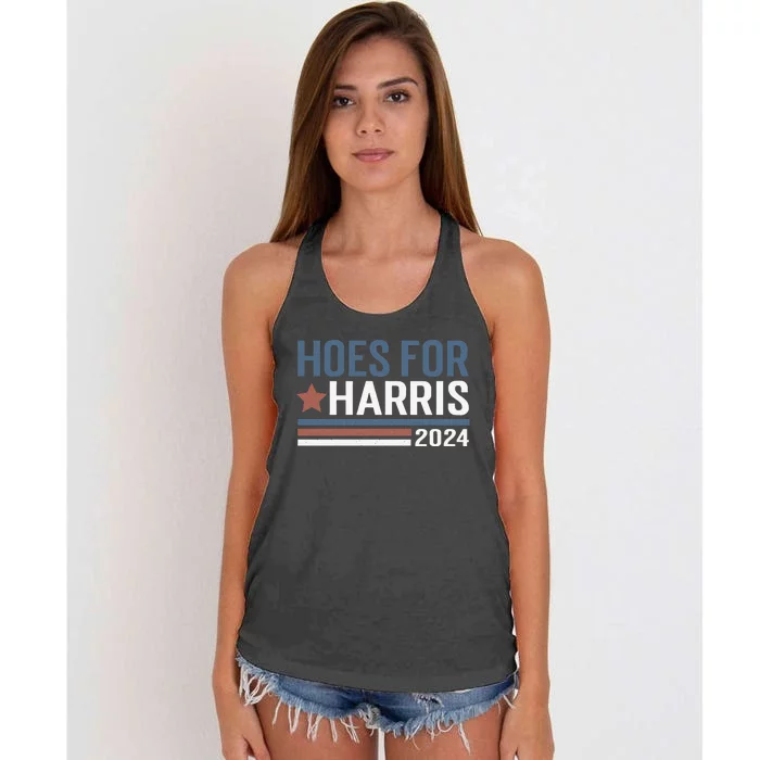 Hoes For Harris 24 Hotties For Harris 2024 Women's Knotted Racerback Tank