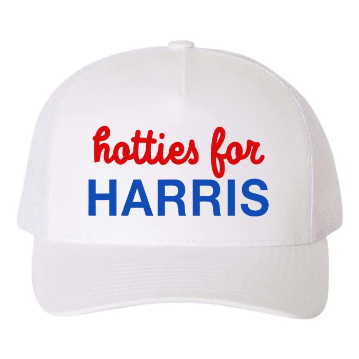 Hotties For Harris Yupoong Adult 5-Panel Trucker Hat