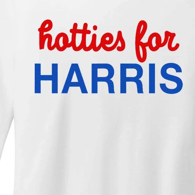 Hotties For Harris Womens CVC Long Sleeve Shirt