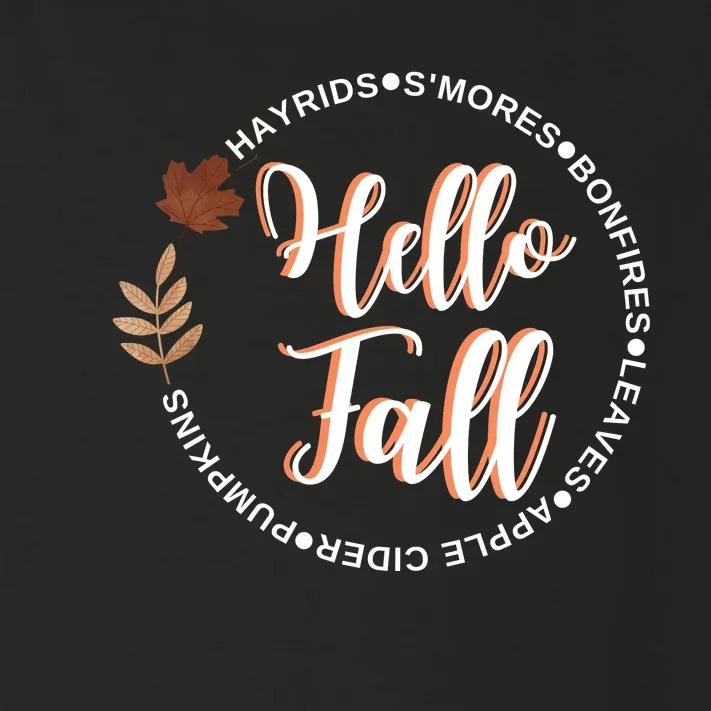 Hello Fall Toddler Long Sleeve Shirt