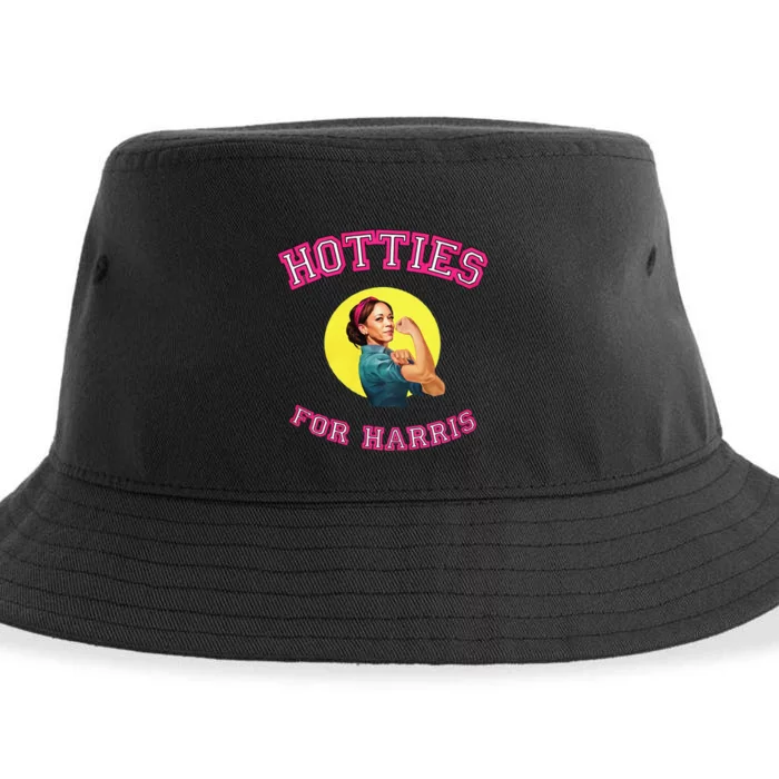 Hotties For Harris Election 2024 Sustainable Bucket Hat