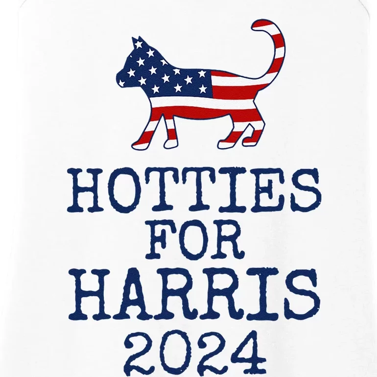 Hotties For Harris 2024 Cat Ladies Kamala Ladies Essential Tank