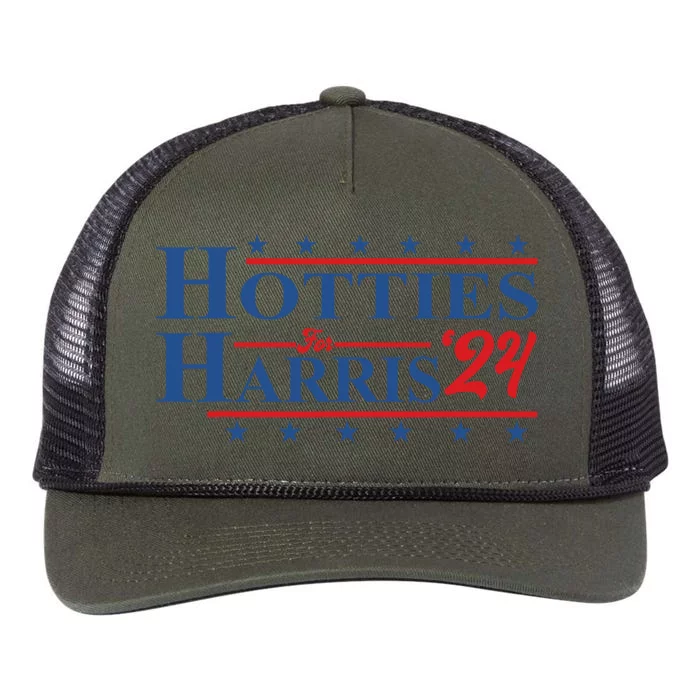 Hotties For Harris 24 Hotties For Harris 2024 Retro Rope Trucker Hat Cap