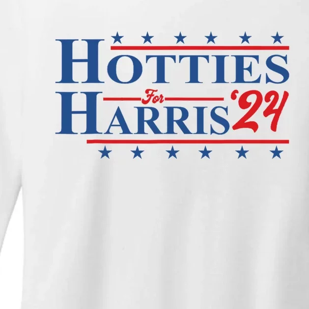 Hotties For Harris 24 Hotties For Harris 2024 Womens CVC Long Sleeve Shirt